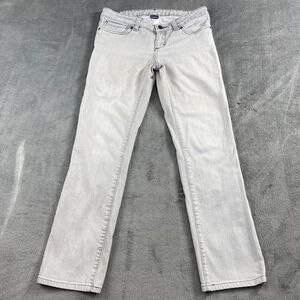 Patagonia‎ Womens Jeans Size 27 Light Wash Organic Cotton Blend Denim